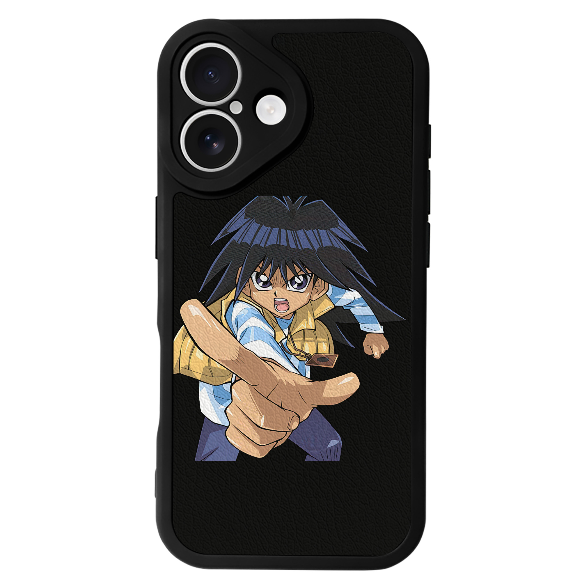 遊☆戯☆王 Yu-Gi-Oh! 【iPhone 16シリーズ対応】シリコンスマホケース（レザー調） 材質：シリコン